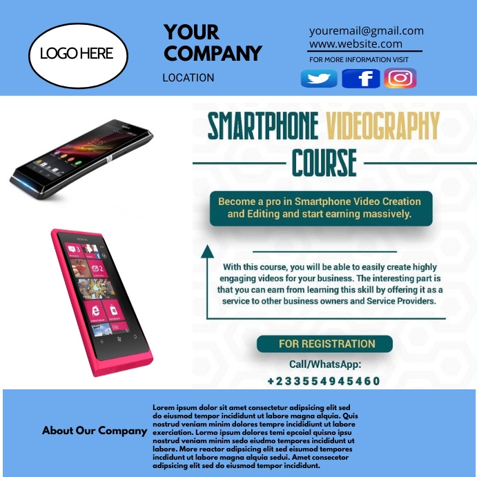 Professional Service Template | PosterMyWall