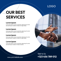 Branco Business Services Publicação no Instagram Template