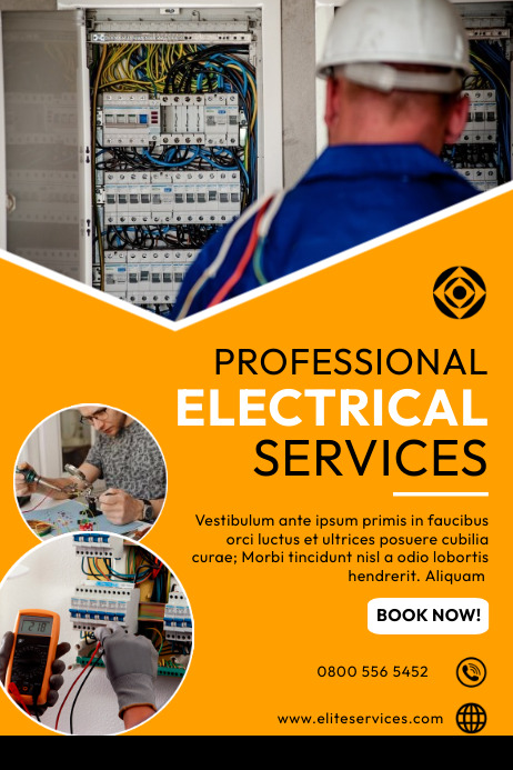 Services Rendered Poster Professional services Template | PosterMyWall