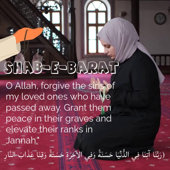 Professional Shab E Barat Instagram Post Template | PosterMyWall