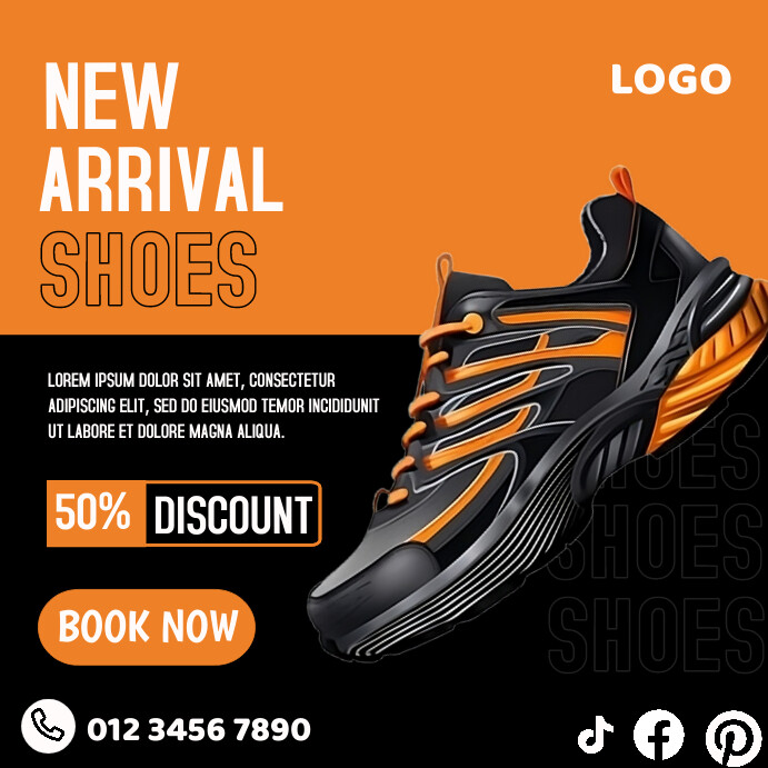 Work Boot Poster Professional shoe poster Template | PosterMyWall