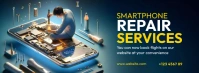 Professional Smartphone Repair Service  Faceb Facebook Cover Photo template