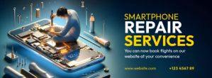 Professional Smartphone Repair Service  Faceb Ikhava Yesithombe se-Facebook template