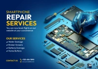 Professional Smartphone Repair Services Postc Postal template