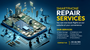 Professional Smartphone Repair Services  Ad Template Twitter Plasing