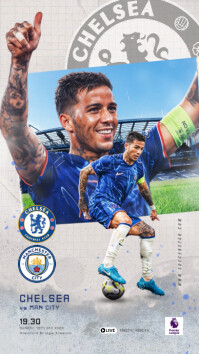 Professional Soccer Sports Football Matchday Flyer And Social Media Post Banner Instagram Templates 数字显示屏 (9:16)