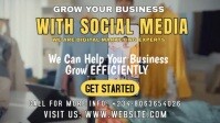 Professional Social Media & Digital Marketing  Youtube Thumbnail template