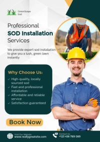 Professional Sod Installation Services Advertisement Template A1