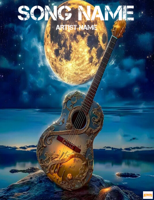 Professional Song Album Art Cover Flyer (us Letter) Template | PosterMyWall