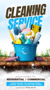 Professional Spring Cleaning Service Instagram template