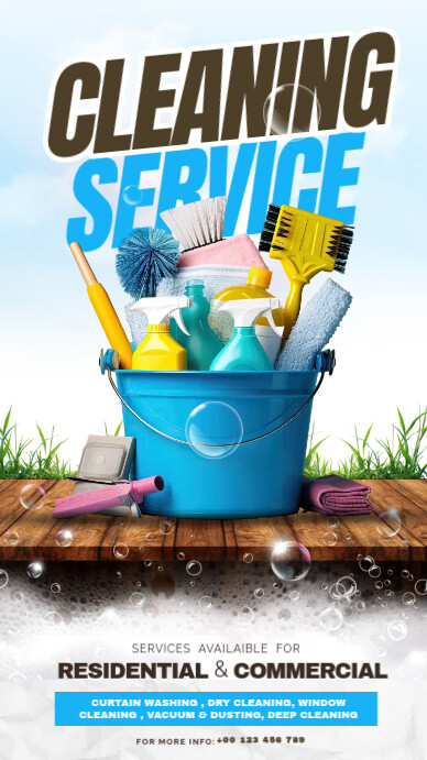 Spring Clean Flyer Copy of Professional Spring Cleaning Service Instagram | PosterMyWall