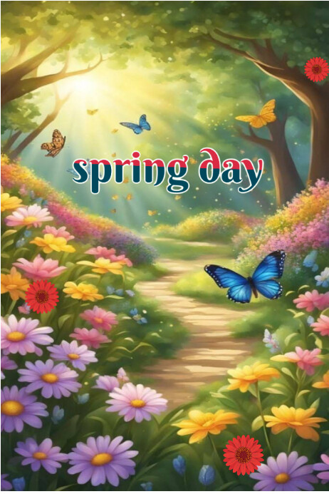 Copy of Professional Spring Day Poster | PosterMyWall