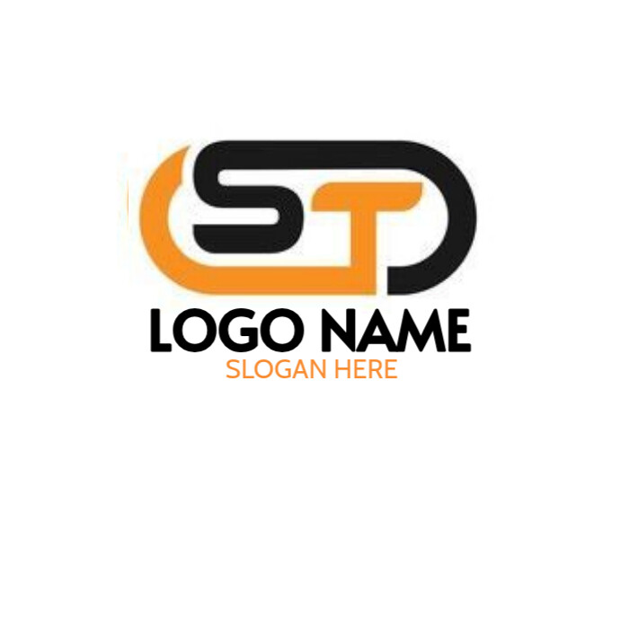 Professional St Letter Logo Logo Template | PosterMyWall