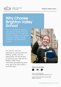 Professional Summer School Newsletter A4 template - Page 5