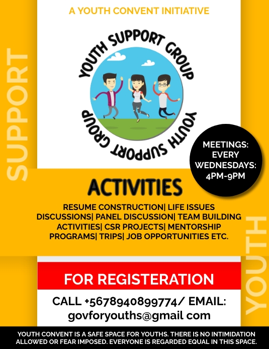 Copy of PROFESSIONAL SUPPORT GROUP POSTER | PosterMyWall