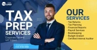 Professional Tax Prep Services Facebook Shared Image template