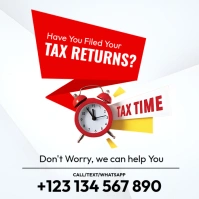 Professional Tax services poster template
