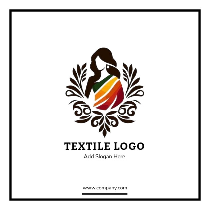 Professional Textile Logo Logótipo template