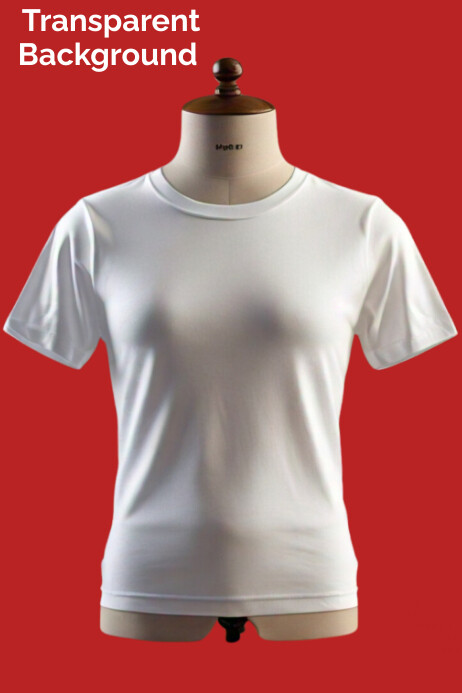 Professional Transparent Background White Lad Poster template