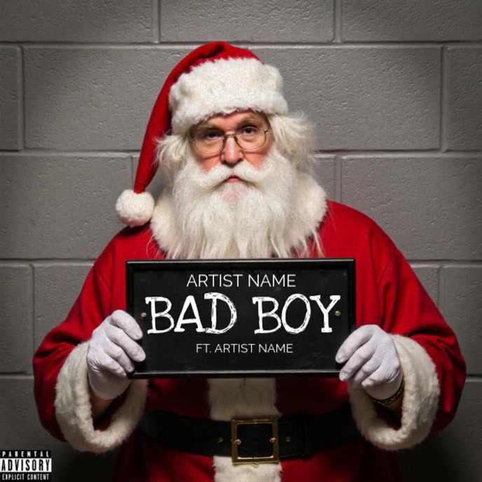 Smas Gift Rapper Cover Professional Trap Rap. Hip Hop. Rock Music. Santa. Jail . Inmate Album ...
