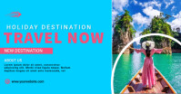 Professional Travel Facebook Shared Image template