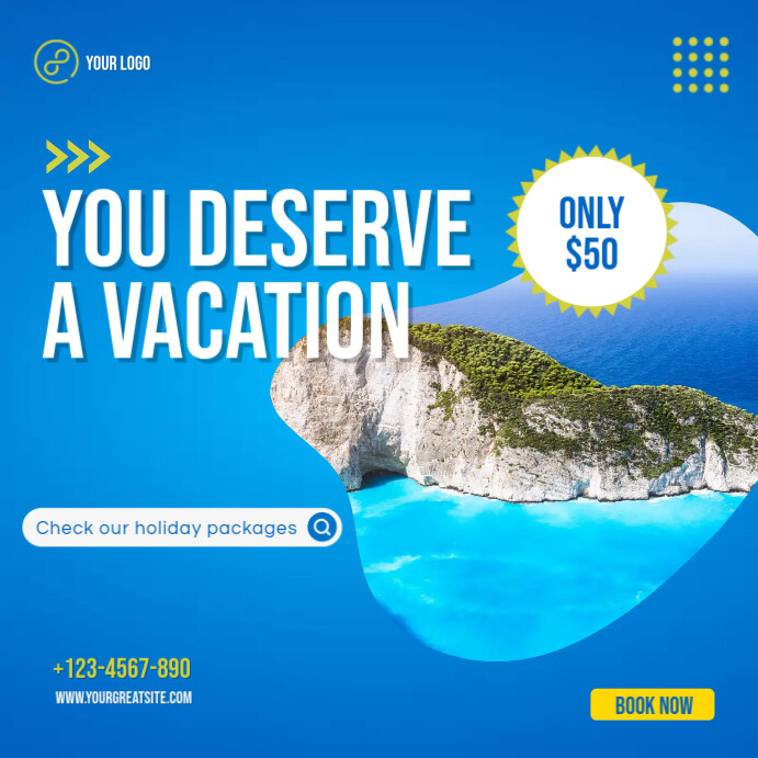 Professional Travel Poster Instagram Post Template | PosterMyWall