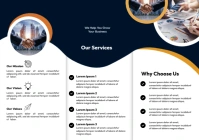 Professional Trifold A4 brochure template