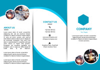 Professional Trifold brochure template A4