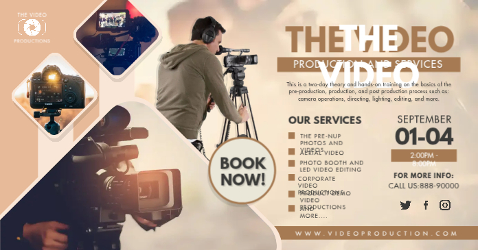 Video Production Workshop Template | PosterMyWall