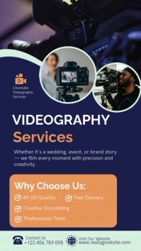 Professional Videography Services Promotion Template Instagram Story