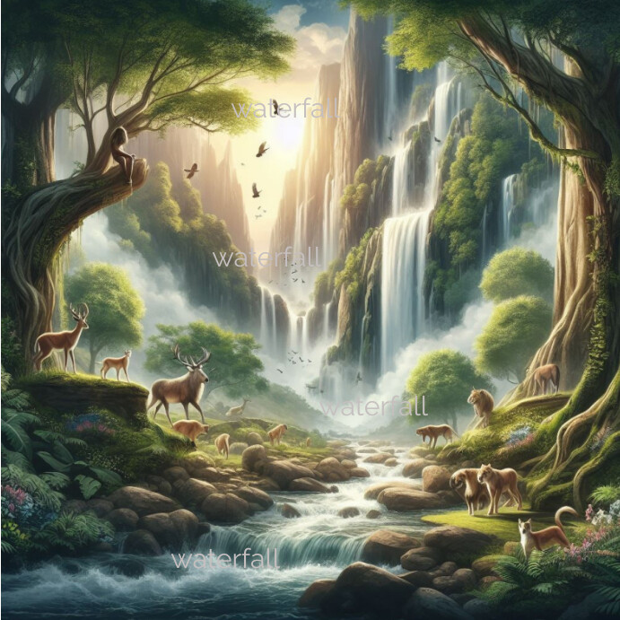 Copy of Professional Waterfall Instagram Post | PosterMyWall