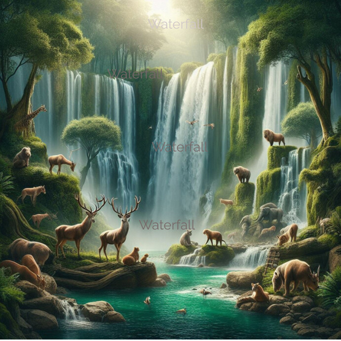 Modèle Professional Waterfall Instagram Post | PosterMyWall