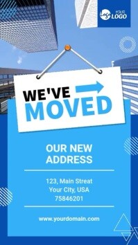 Professional We Have Moved Ad Template Instagram Story