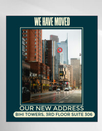 Professional We Have Moved Flyer (us Letter) template