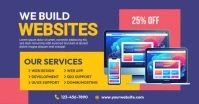 Professional Website Design Service Ad Templa Facebook Shared Image template