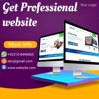 Website Services Posts professional website services post/ad Template | PosterMyWall