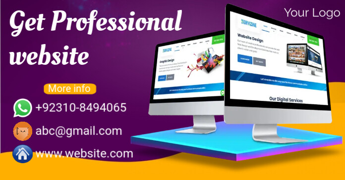 Website Services Posts professional website services post/ad Template | PosterMyWall