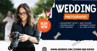Professional Wedding Photography Facebook Shared Image template