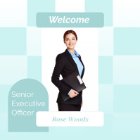 Professional Welcome Instagram Post template
