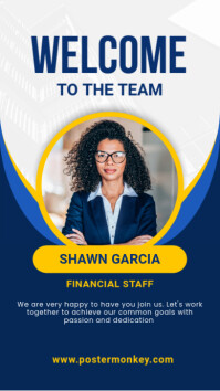 Professional Welcome To The Team Instagram Story template
