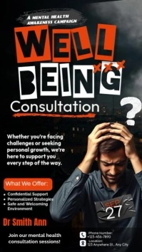 Professional Well Being Consultation Instagram Story template