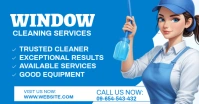 Professional Window Cleaning Services Facebook Ad template
