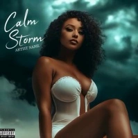 Professional Woman Rap. Hip Hop. R&b. Album Cover. Storm. Album Cover   Album Cover template