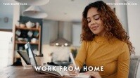 Professional Work From Home Presentation | Zoom Video Template Presentazione (16:9)