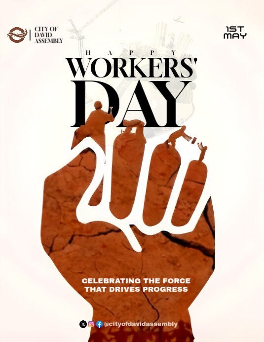 professional workers day flyer Template | PosterMyWall