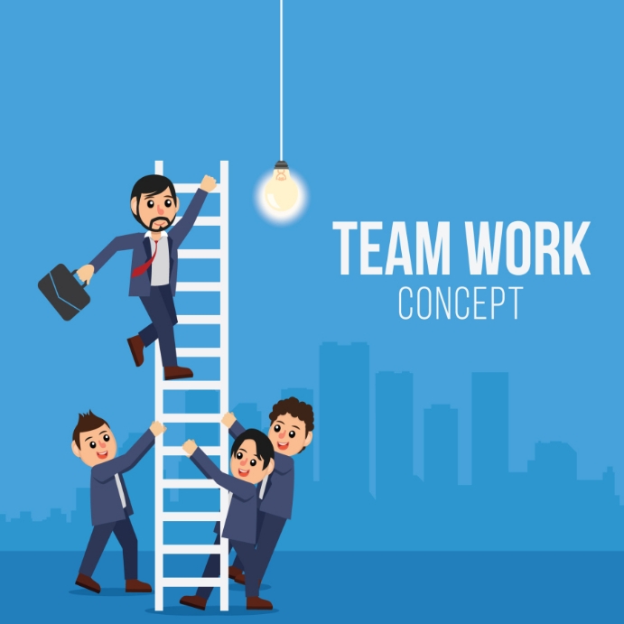 Professional workers working together Template | PosterMyWall