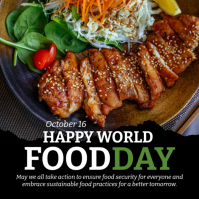Professional World Food Day  Instagram Post template