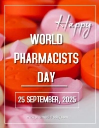 Professional World Pharmacists Day Flyer Flyer (us Letter) template