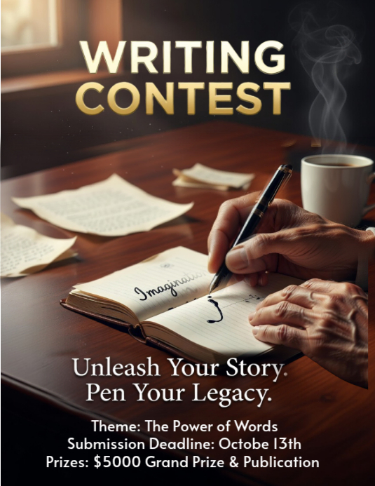 Professional Writing Contest Flyer Templat | PosterMyWall