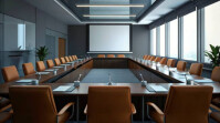 Professional Zoom Virtual Meeting Background Digital Display (16:9) template